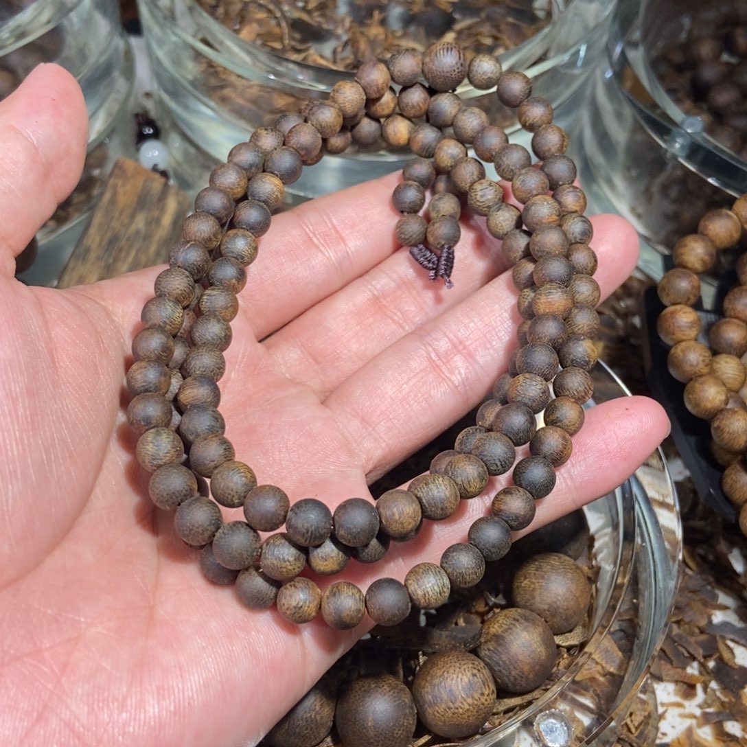 沉香手串太****滴棋楠沉香手串多圈