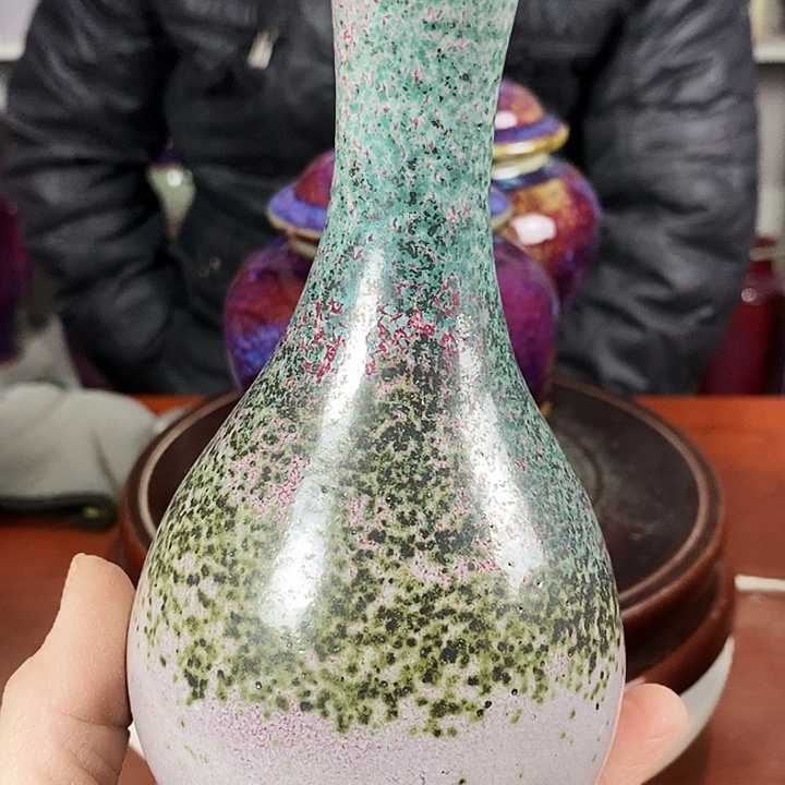 尚峰钧窑作品丹瓶