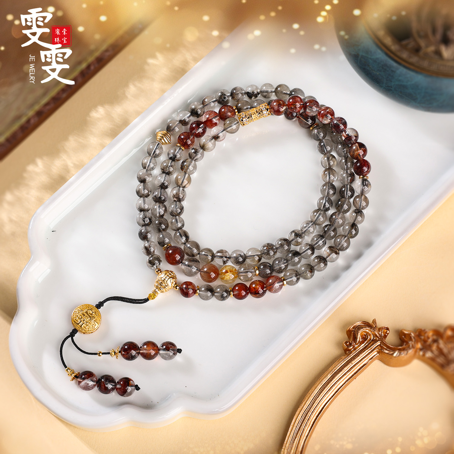 【雯雯】黑银钛项链 【破局】 W1-320