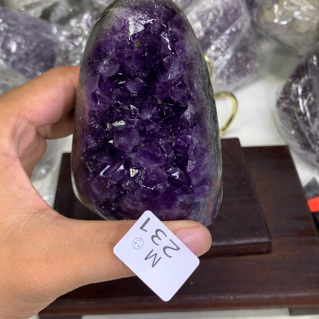 紫晶摆件未镶嵌水晶