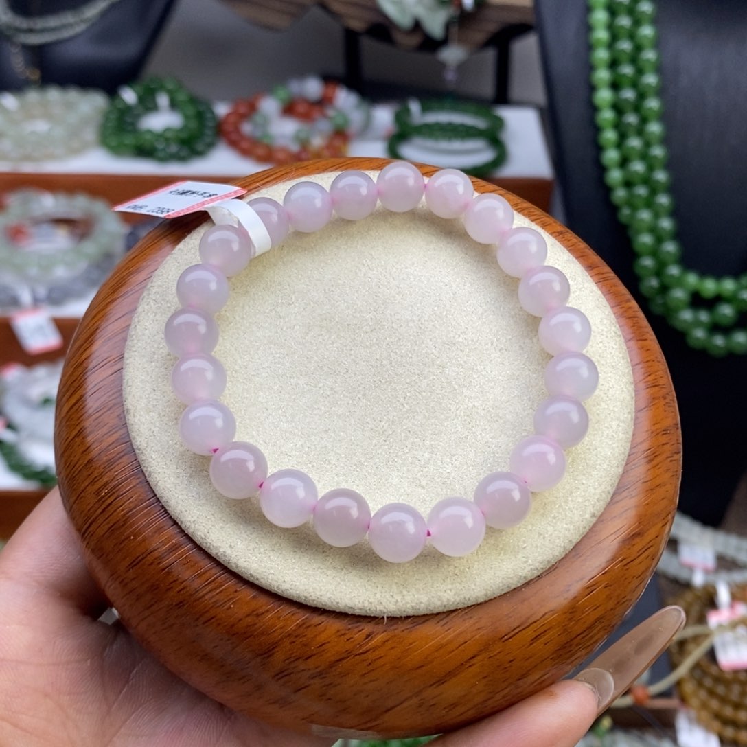 和田玉藕粉未镶嵌