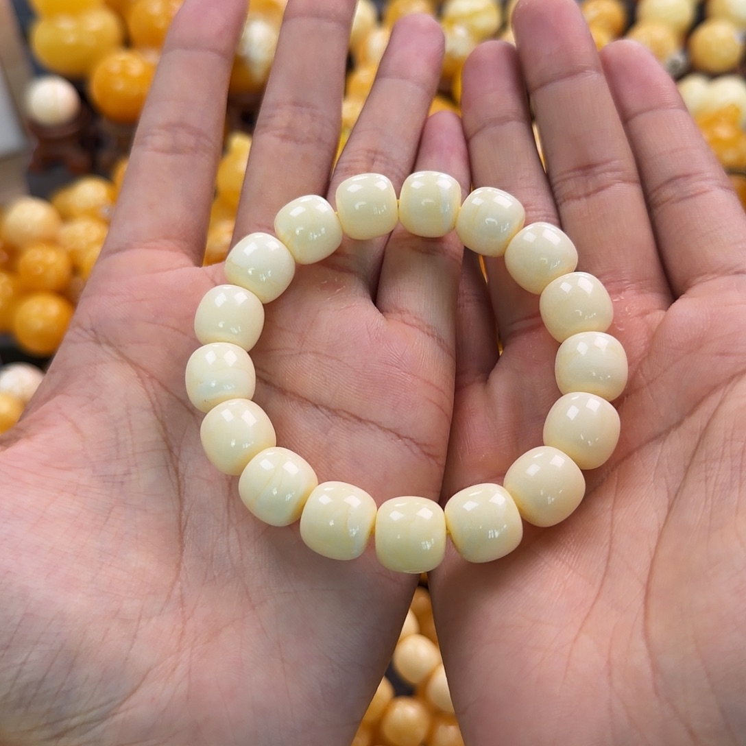 琥珀未镶嵌珠宝奇石13mm同料