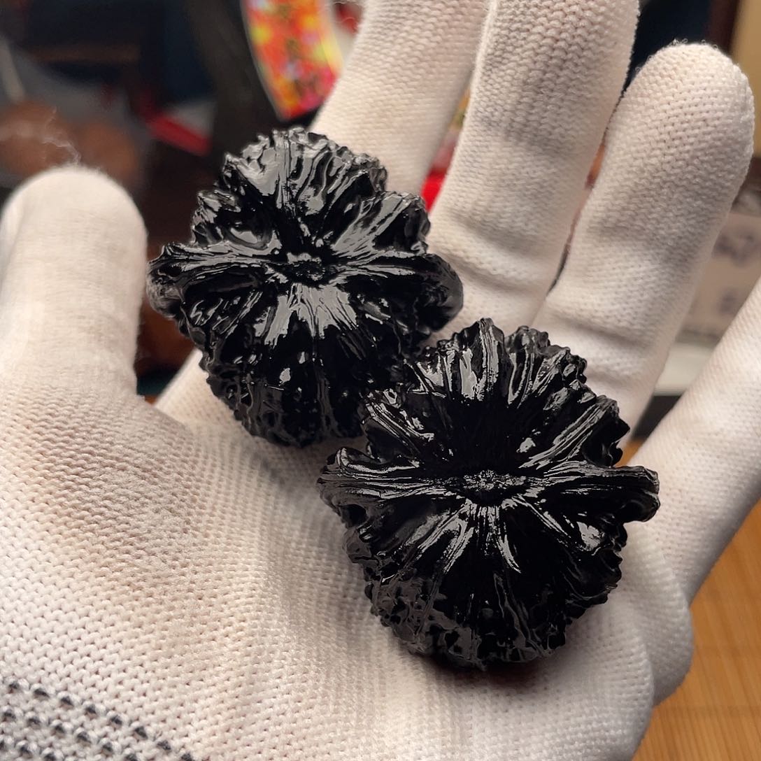 吊坠文玩核桃黑狮子41