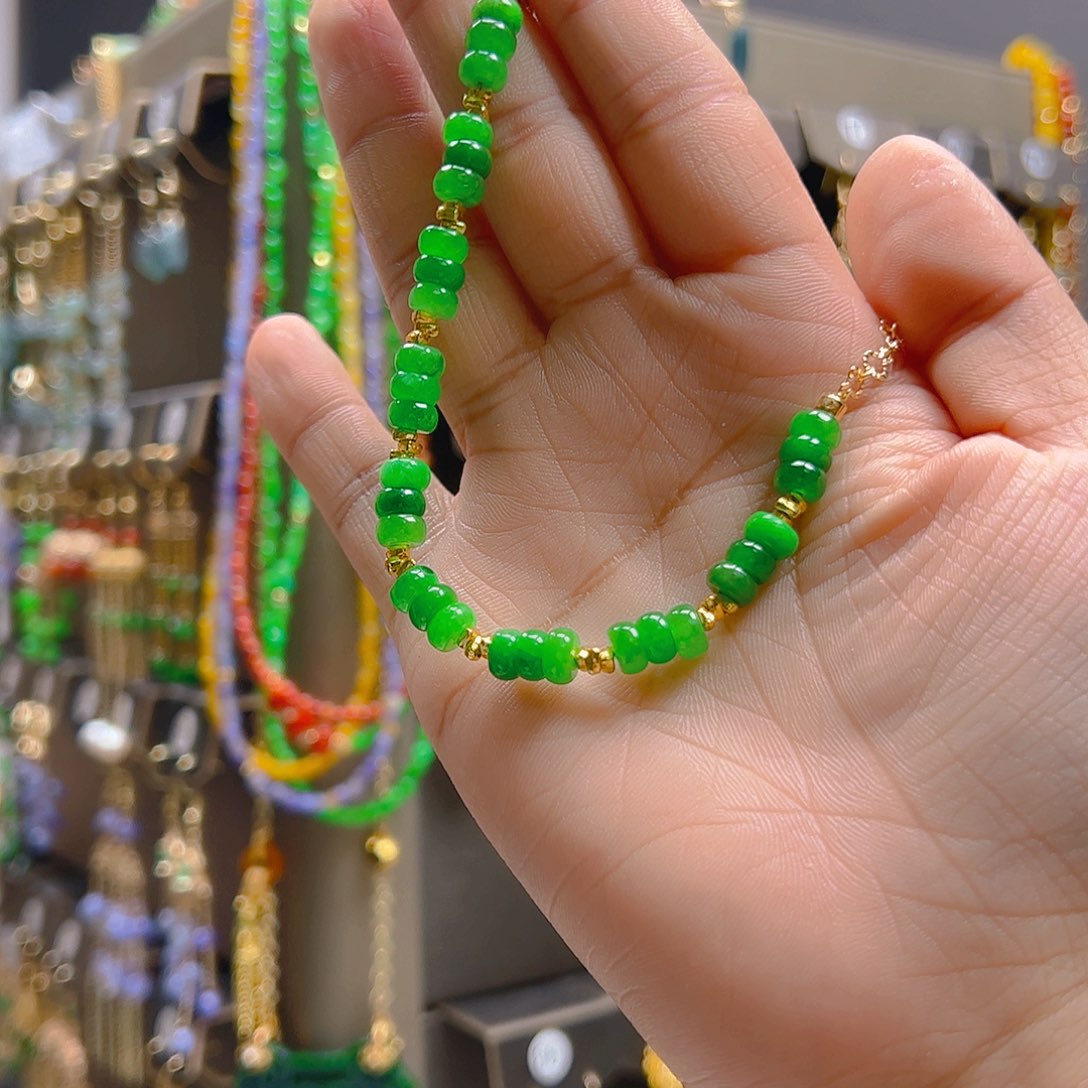 翡翠合金耳坠翡翠