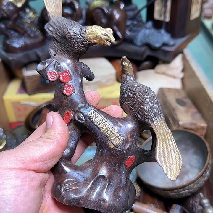 铜器办公室茶室摆件