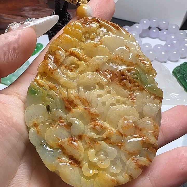 翡翠未镶嵌颈饰天然缅甸翡翠A货