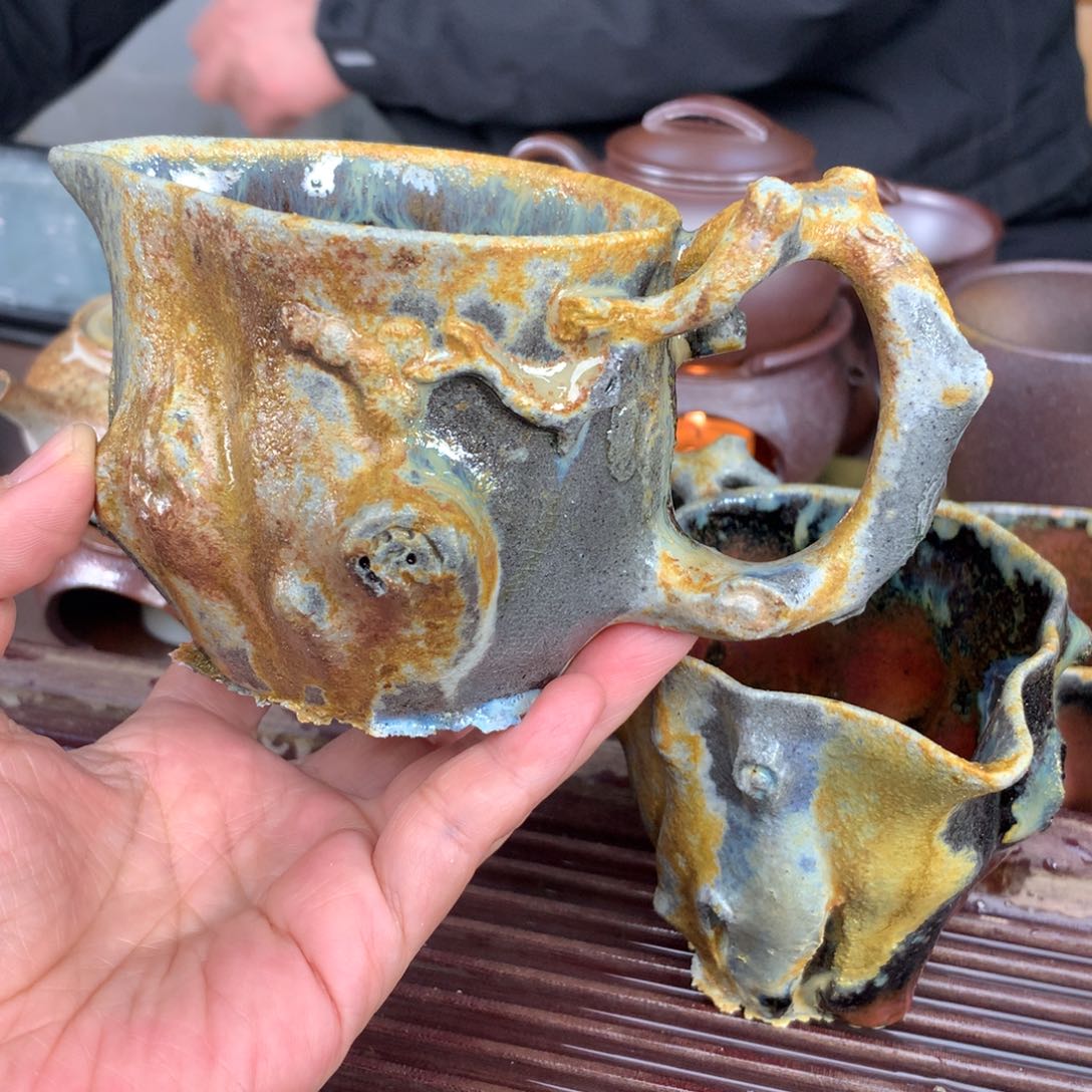 紫砂茶壶纯自然柴烧