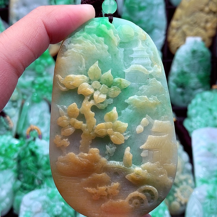 翡翠吊坠(不含链)未镶嵌