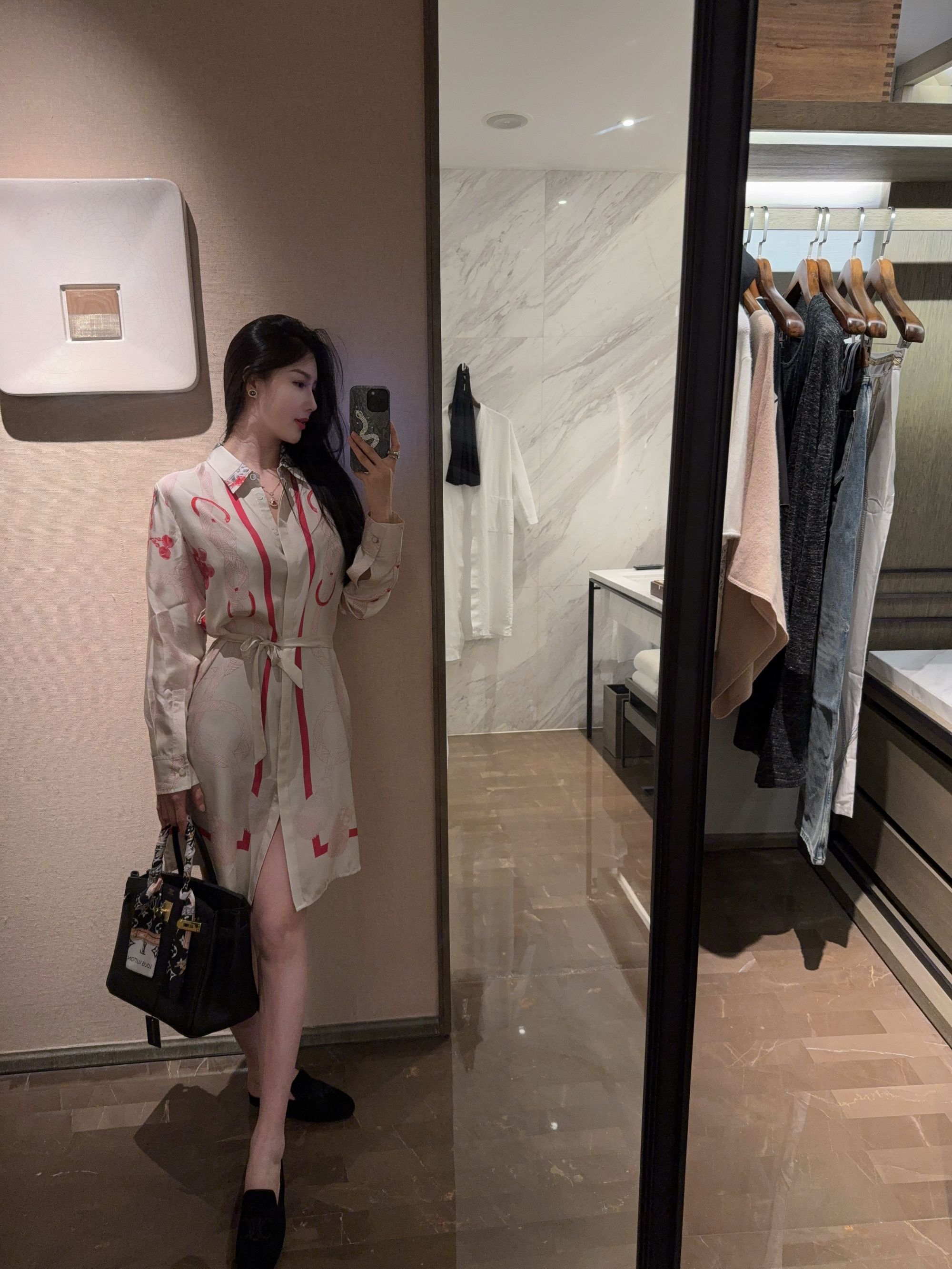 真丝夏季长裙气质千金清冷衣服老钱松弛秋季法式纯欲慵懒风女装