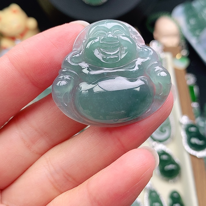 颈饰未镶嵌翡翠吊坠