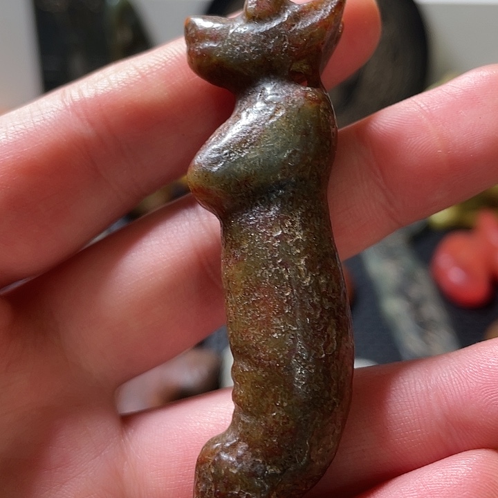 岫岩河磨玉（透闪石质玉）未镶嵌挂件