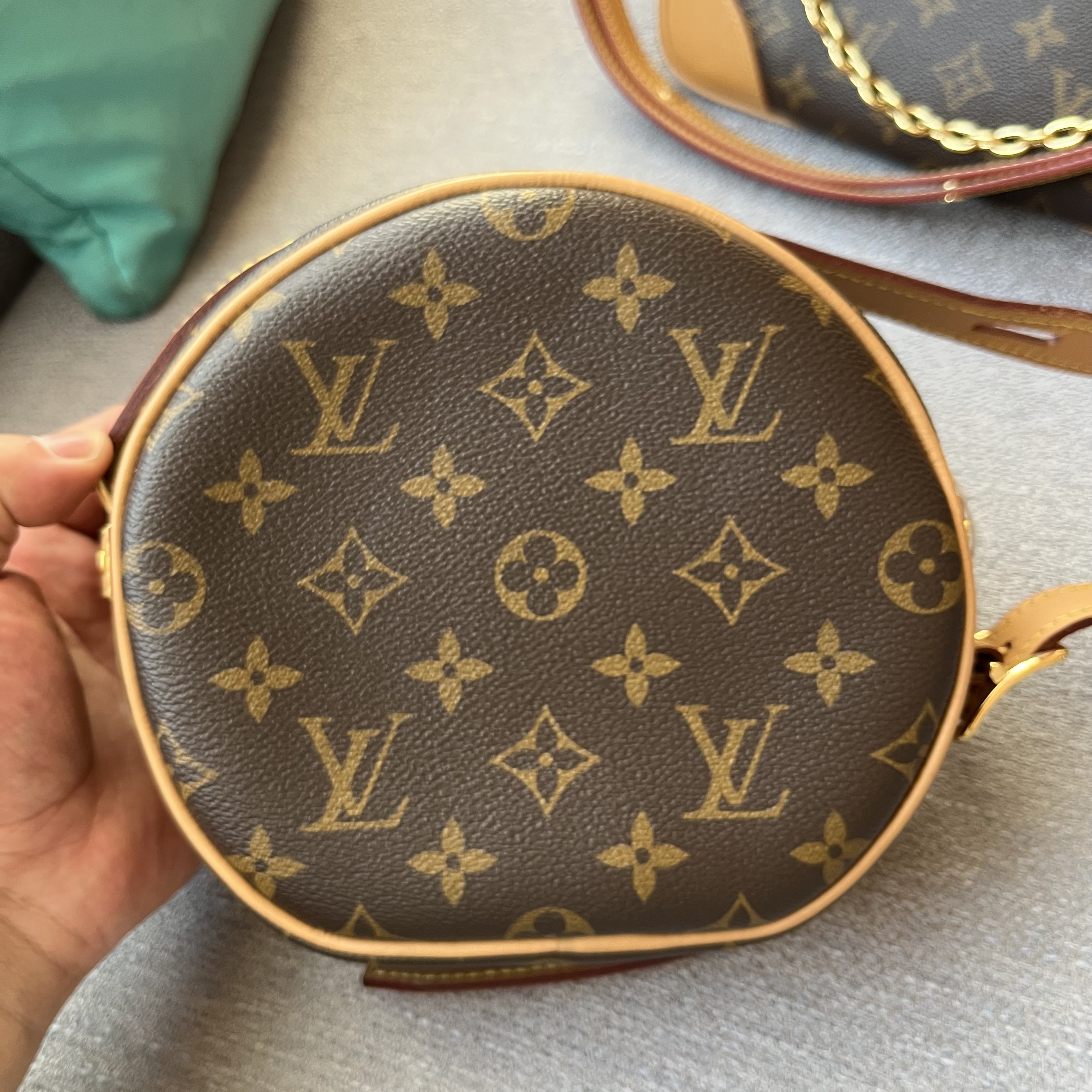 99新 LouisVuitton/路易威登 lv二手小圆饼苏州包展