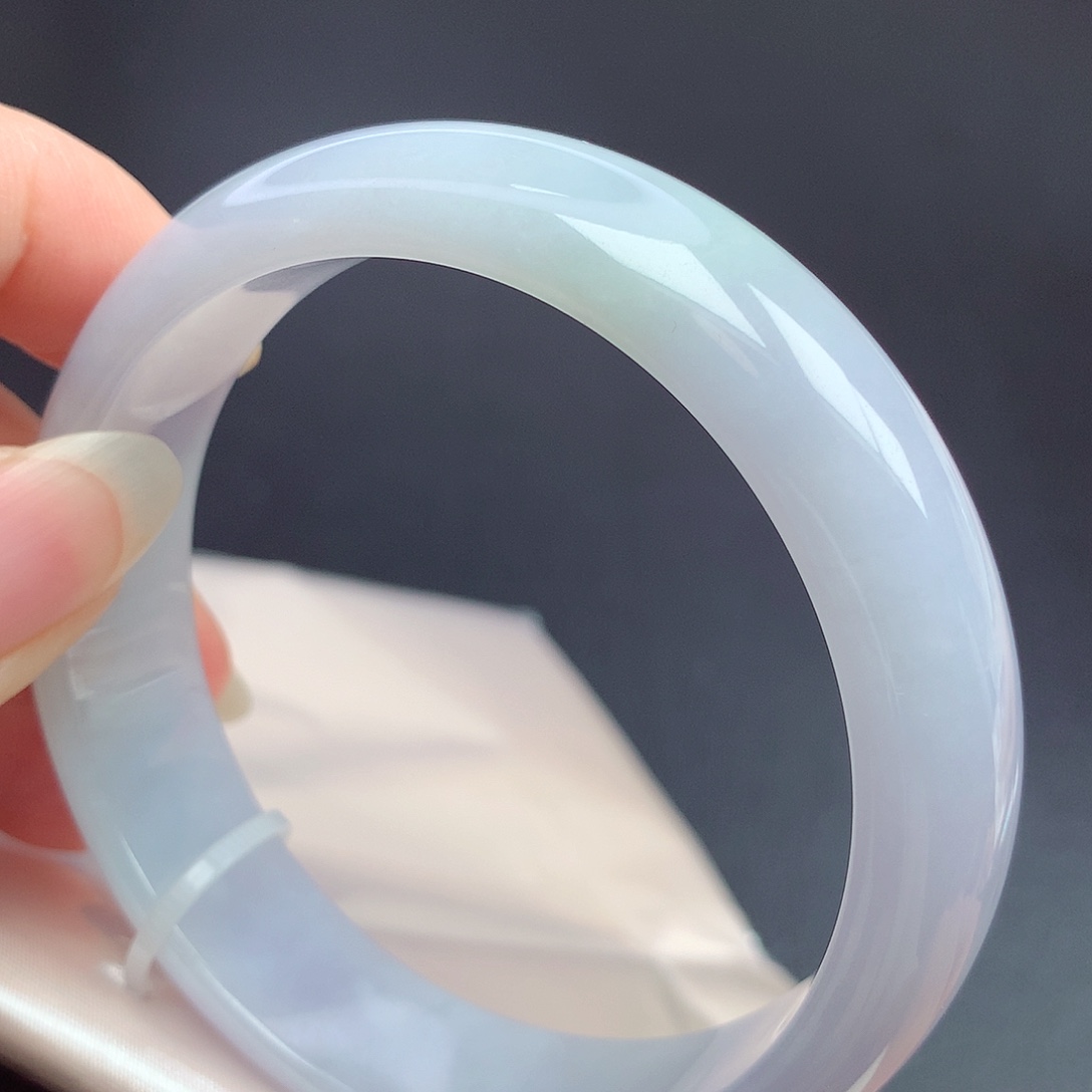 翡翠未镶嵌手镯58.7圈口