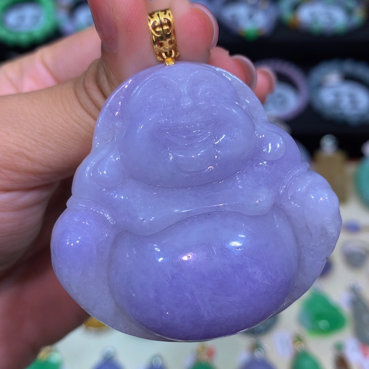 翡翠18K金镶嵌颈饰翡翠