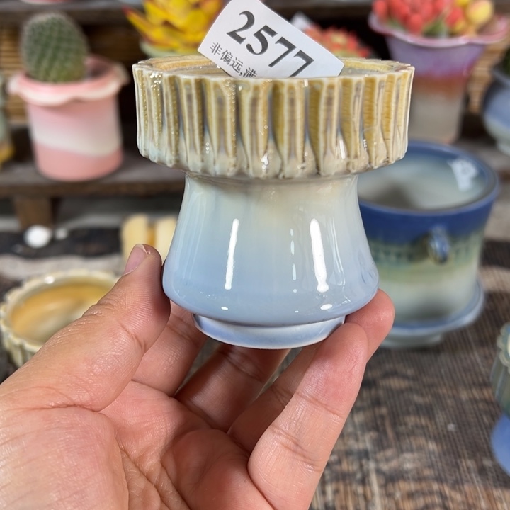 口6 手工花盆满30包邮