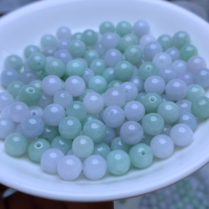 散珠翡翠卡7.3冰紫绿25个单圈