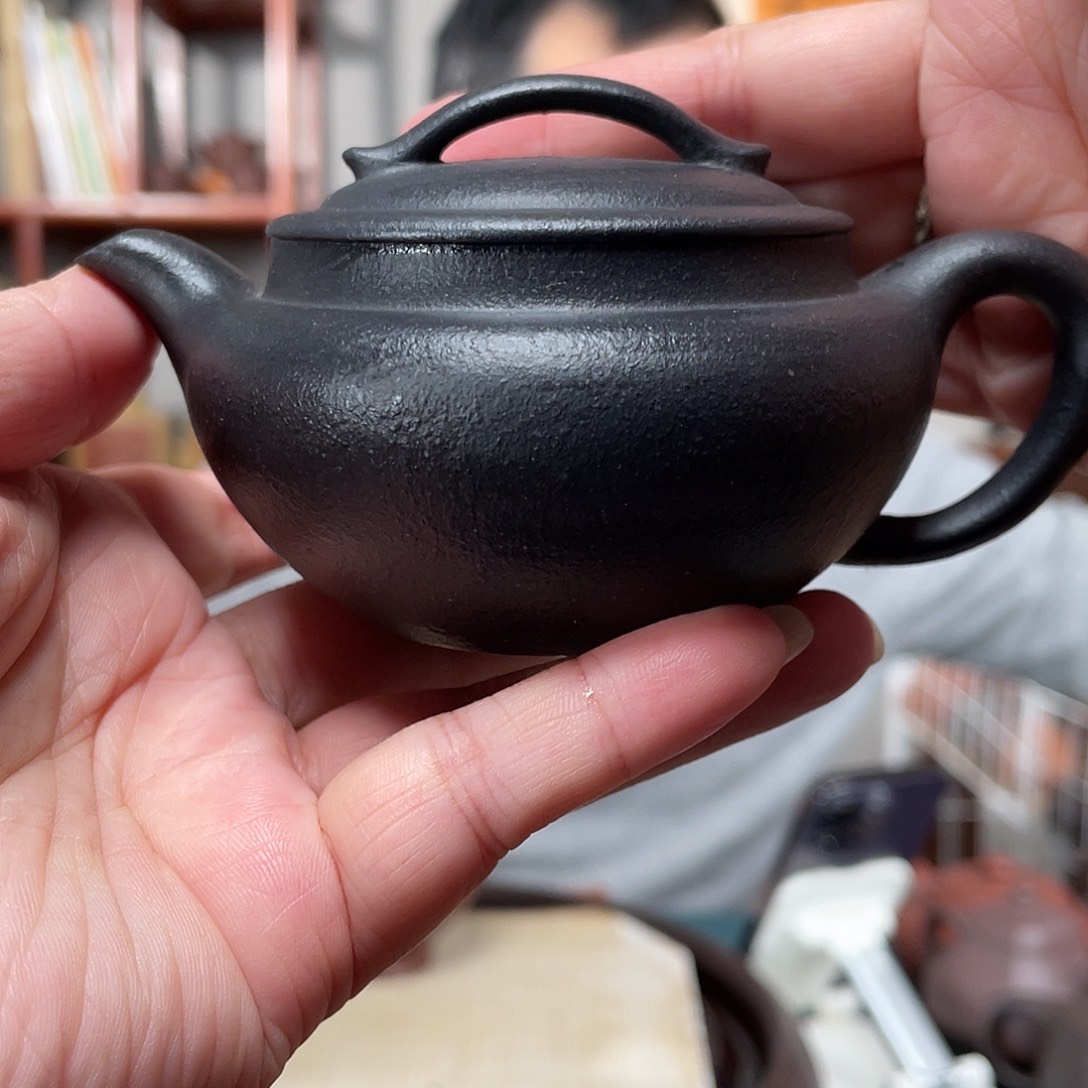 段泥茶壶焐灰柳叶汉瓦