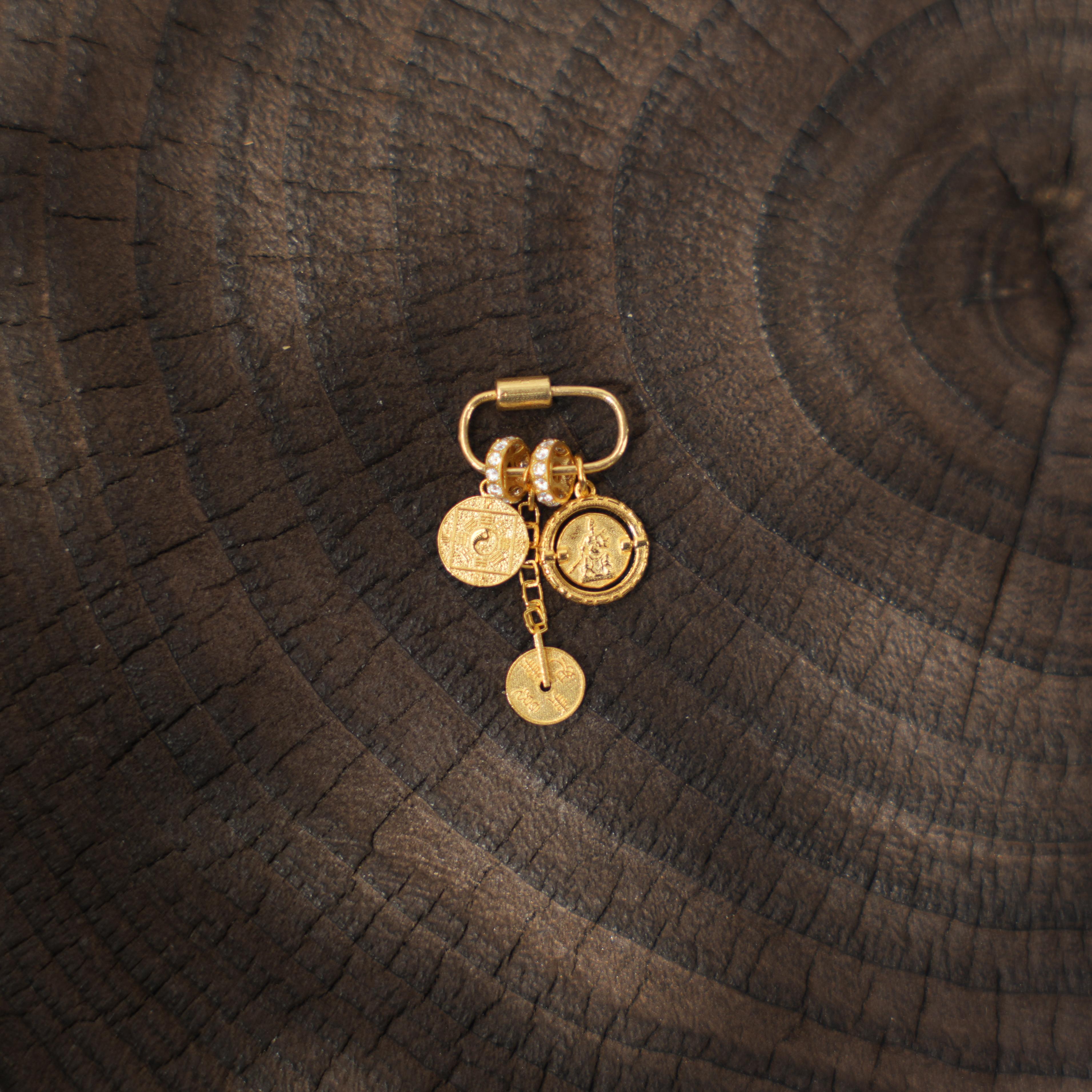 流光意-18K金吊坠