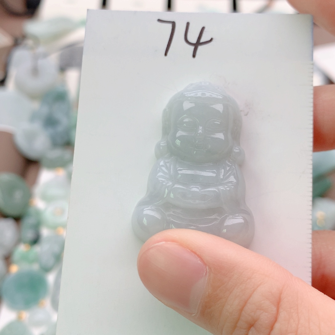 翡翠未镶嵌颈饰吊坠