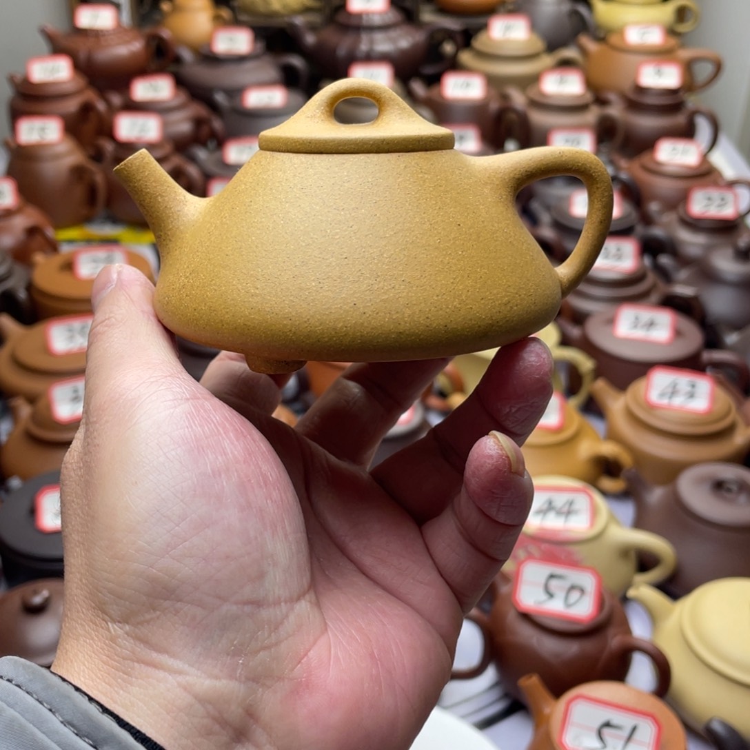 紫砂茶壶宜兴紫砂半手工