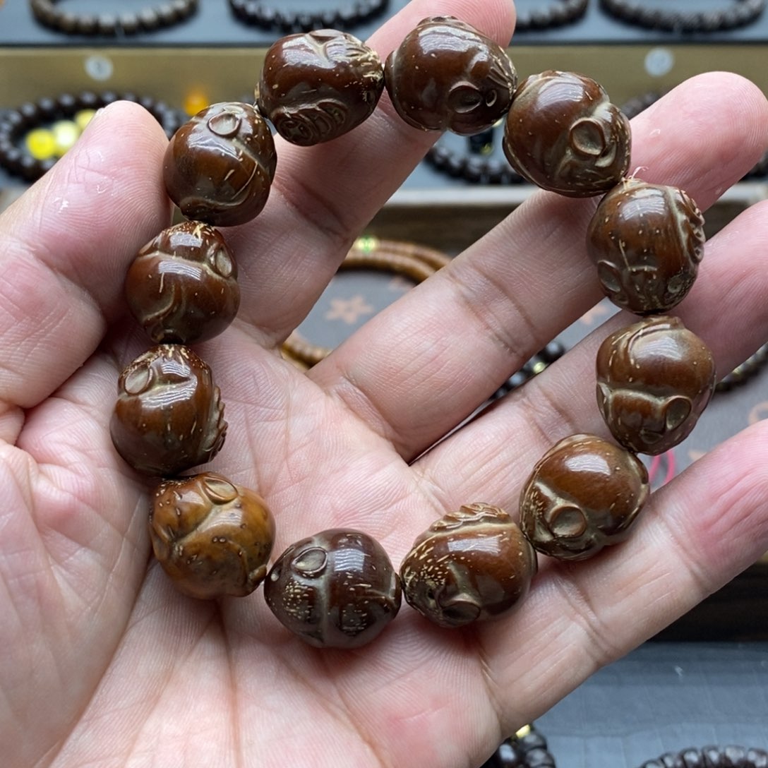 紫金鼠手串紫金鼠雕刻