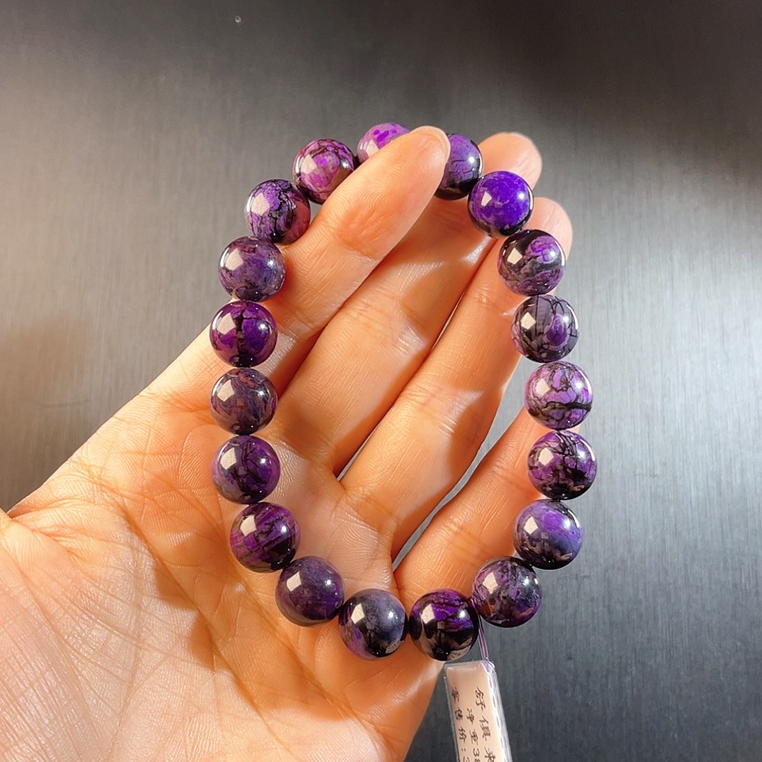 未镶嵌苏纪石（舒俱来）南非舒俱来老矿料手串