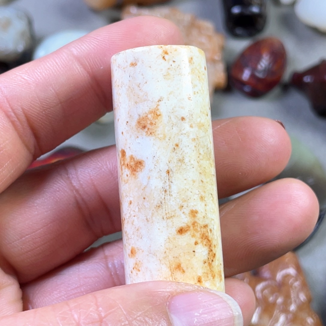 和田玉颈饰未镶嵌愚*