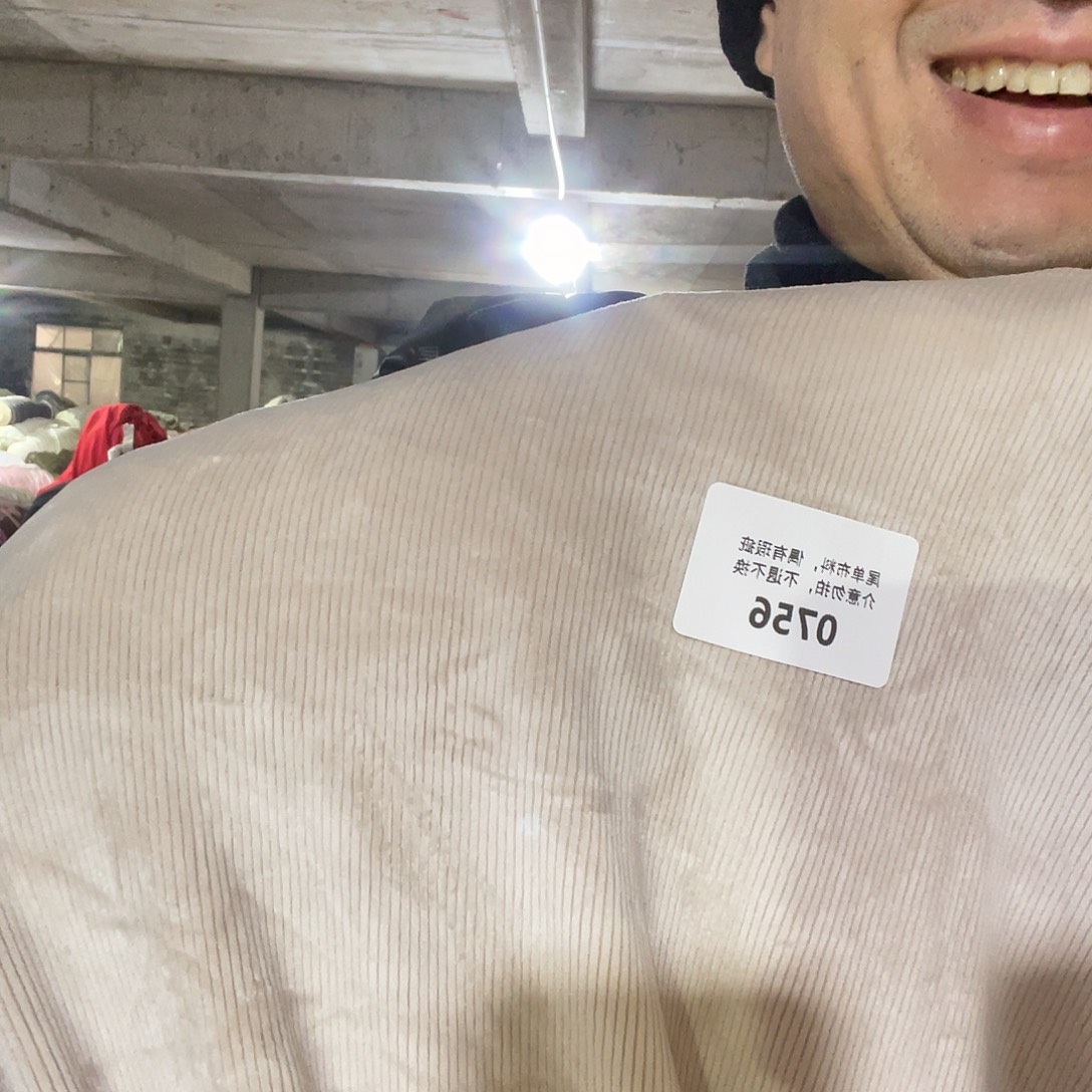 宽1.6米弹力欧棉绒复合银狐绒2米价756