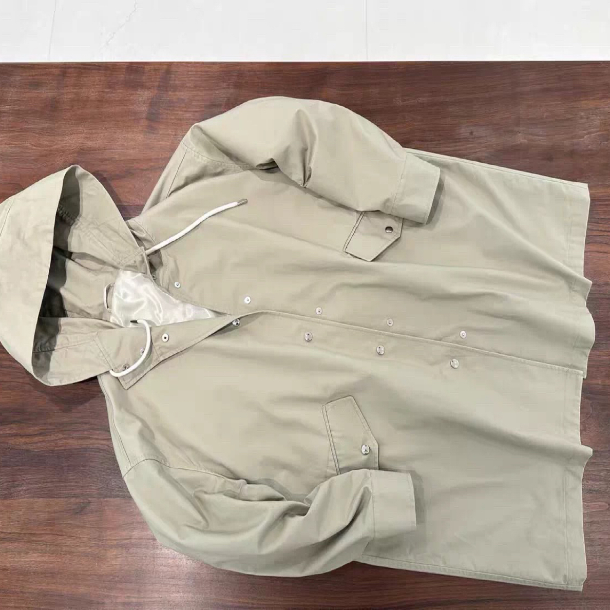 意大利L家男装秋冬新款纯色时尚女士休闲防风中长款连帽夹克外套