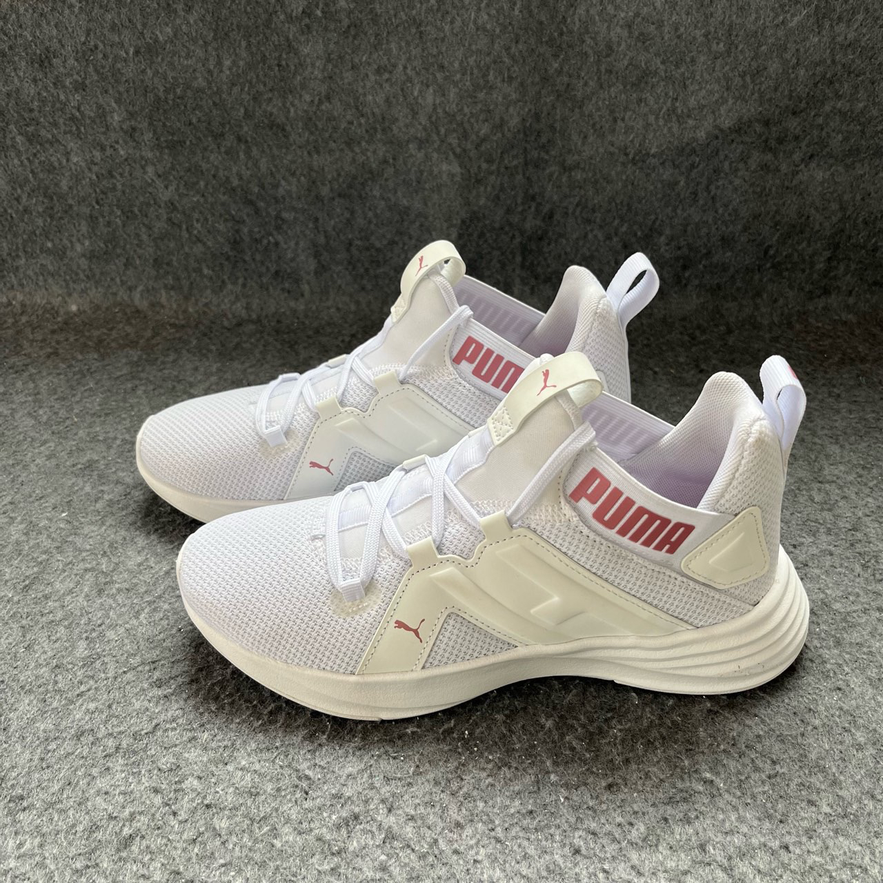 99新 PUMA/彪马 36码 Contempt 低帮跑步鞋 白粉 配盒 193162 07