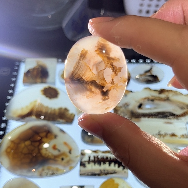 玛瑙/玉髓未镶嵌吊坠(不含链)