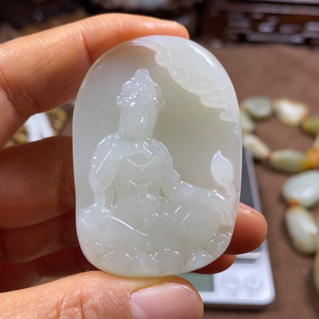 用***0和田玉未镶嵌挂件