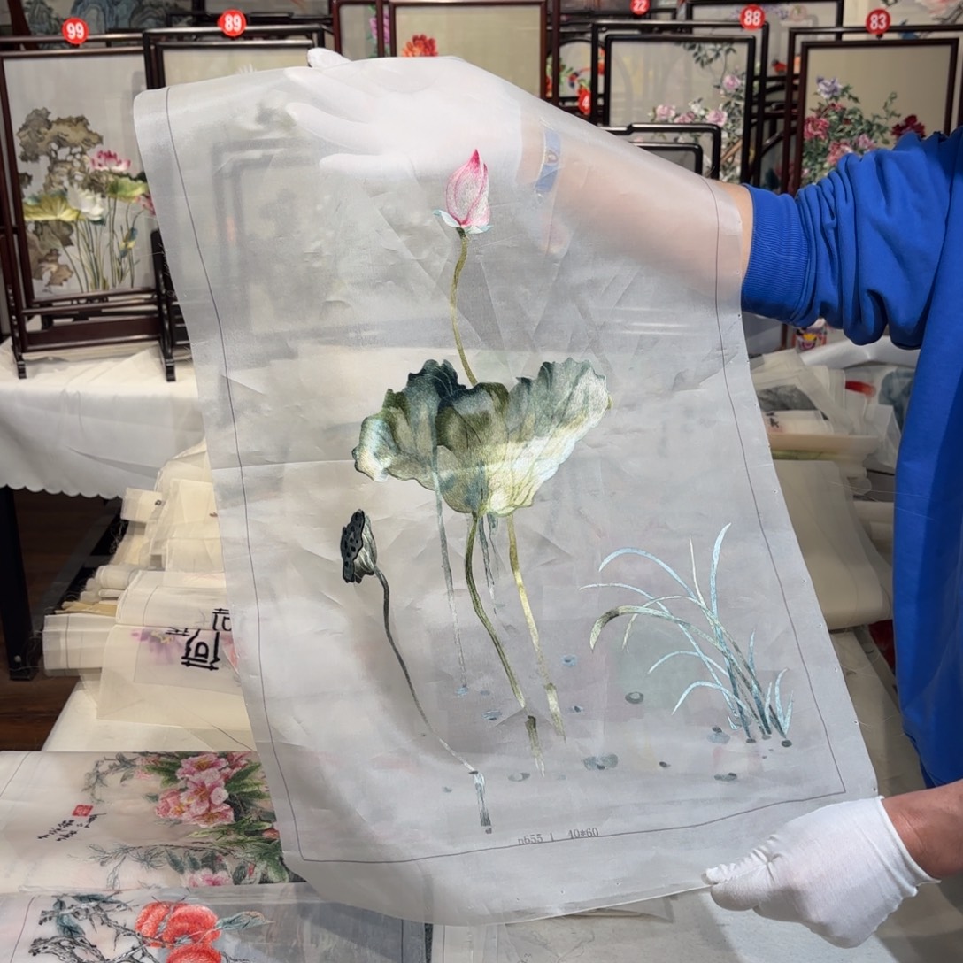 织绣纯手工制作工艺