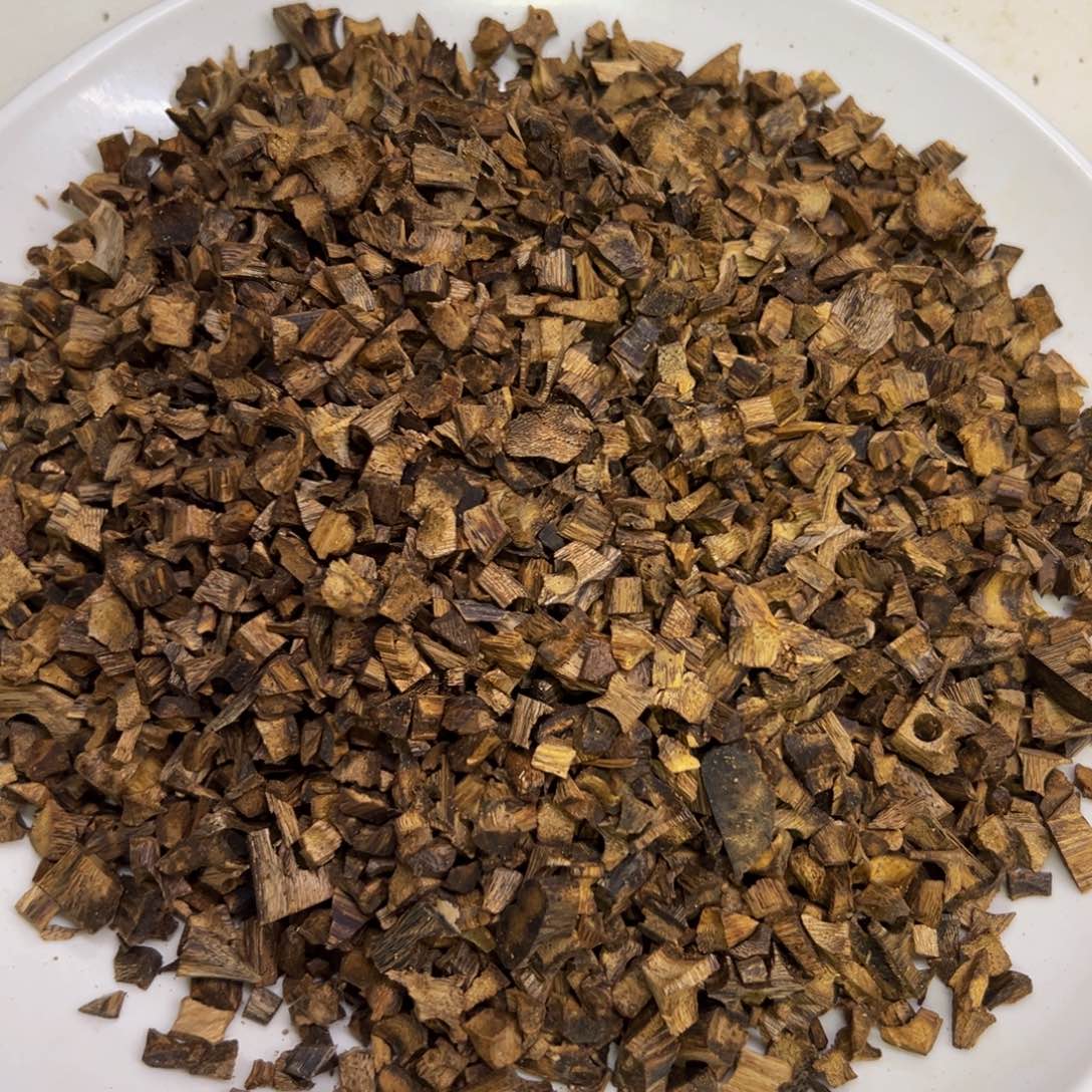 沉香沉香碎屑小***?乌身圆叶钻珠碎料50克