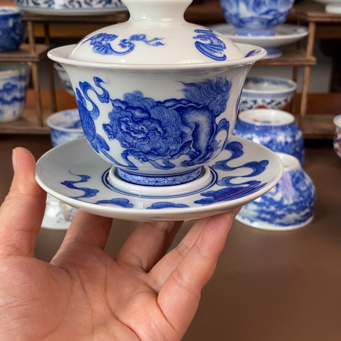 景德镇陶瓷手工手绘