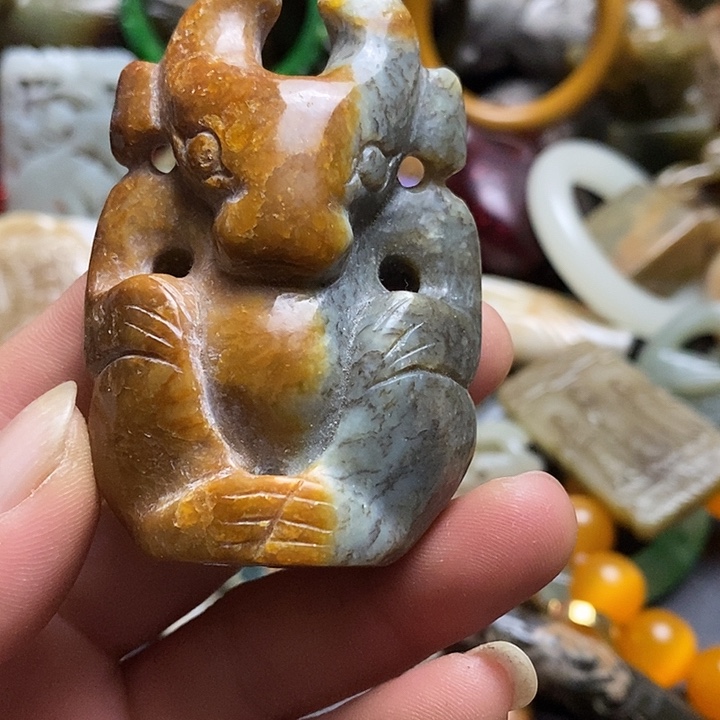 吊坠白玉菩提挂件