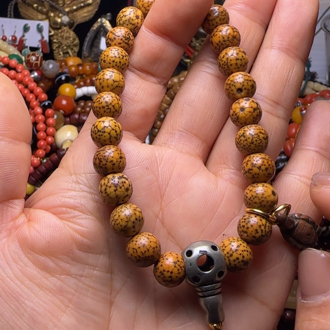 吊坠柏香籽/百香籽满塔配的菩提108