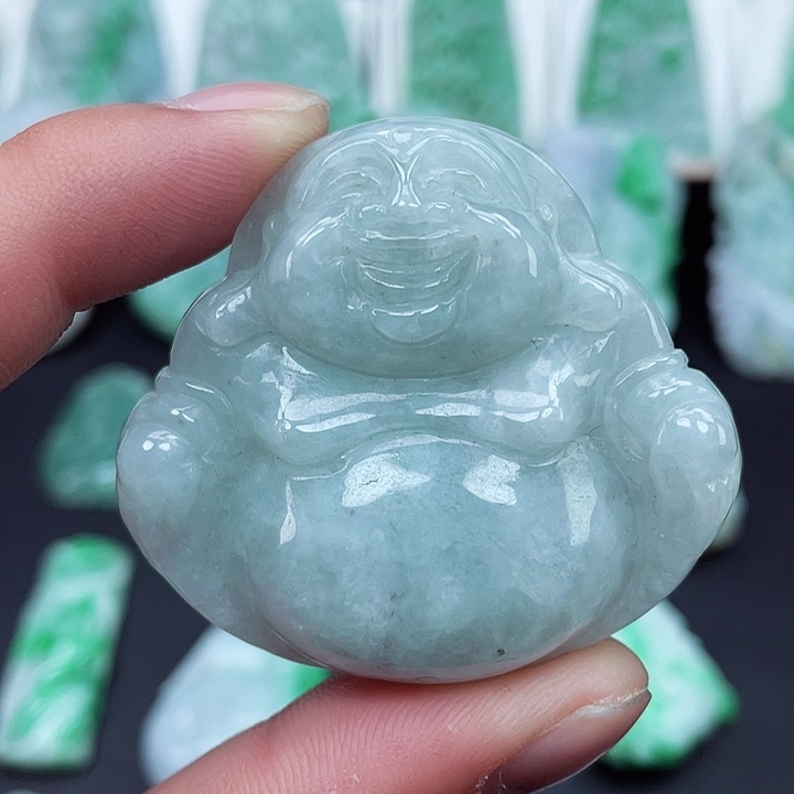 翡翠颈饰未镶嵌翡翠吊坠