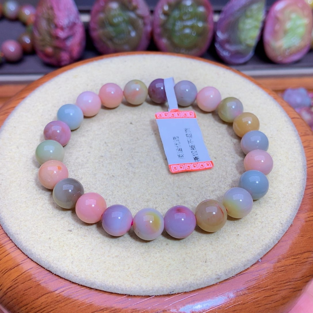 玛瑙手链未镶嵌盐源