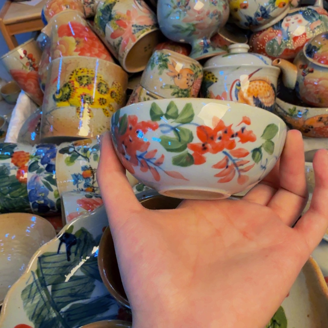 瓷片景德镇陶瓷手工手绘