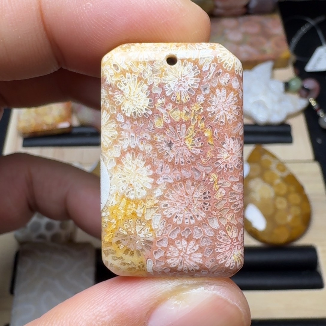 未镶嵌纯天然色有机玉石保真色硅化玉