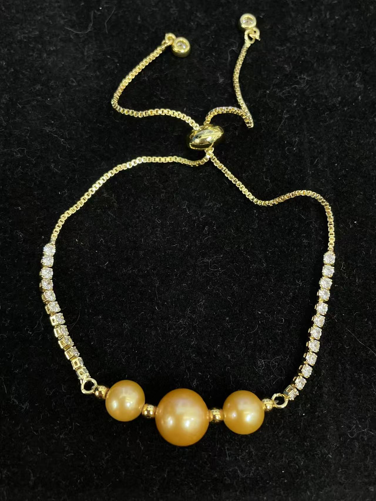 金珠三粒推拉款手链7*9（多样性一件发货）