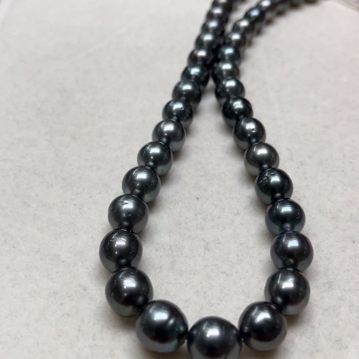 海水珍珠项链银S925镶嵌