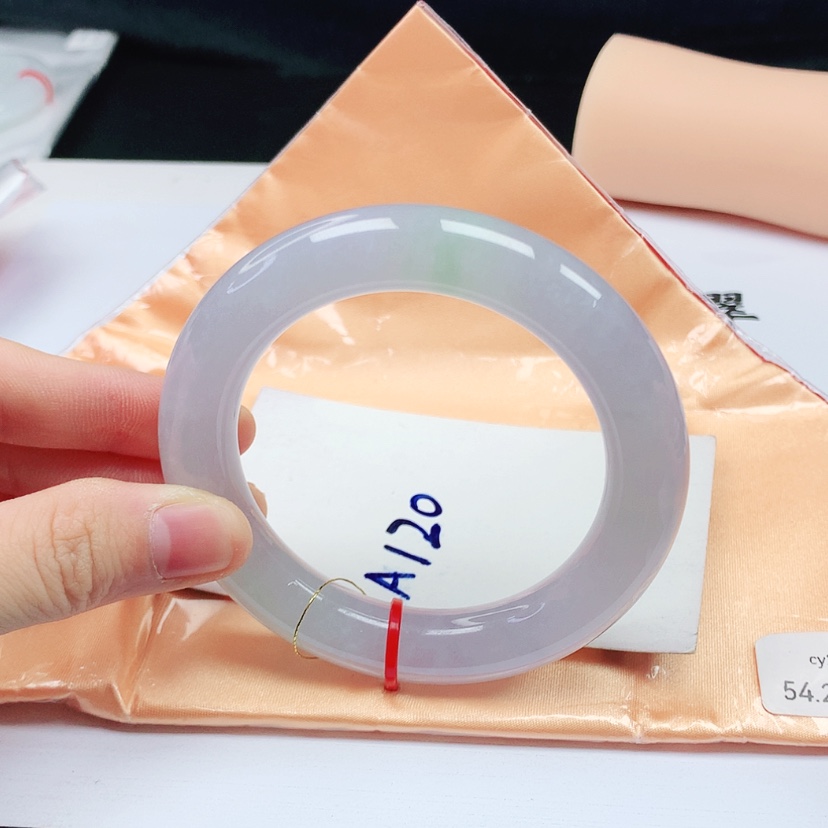 【闪购商品】翡翠手镯（圆镯）未镶嵌天然缅甸a货手镯54+