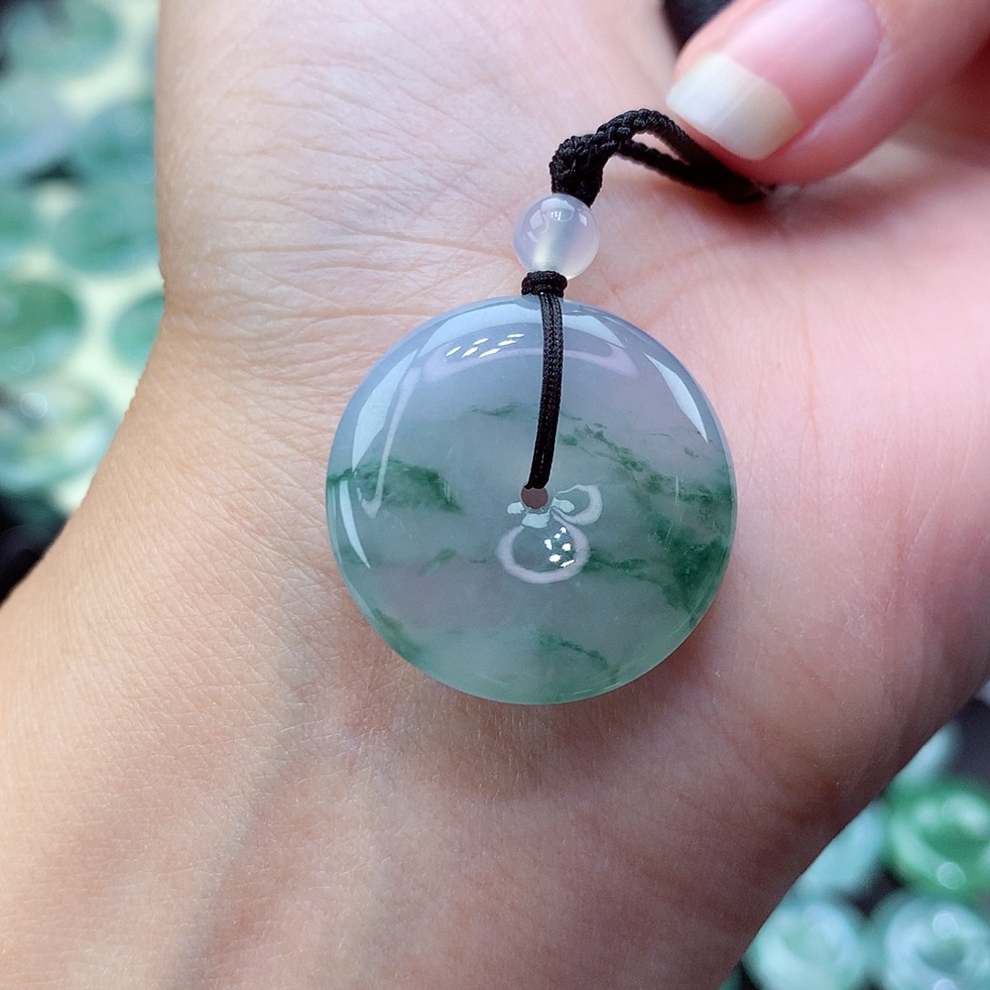 翡翠颈饰未镶嵌96尺寸24.1-6.3