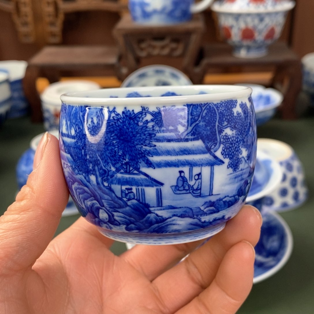 杯景德镇陶瓷手工手绘