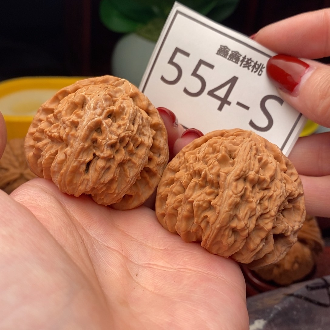 文玩核桃把件白狮46
