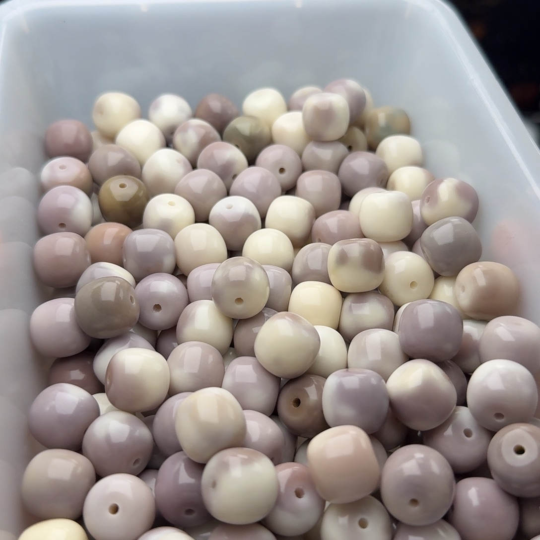 吊坠菩提根/象牙果50 颗麻薯 14 骨瓷干磨桶