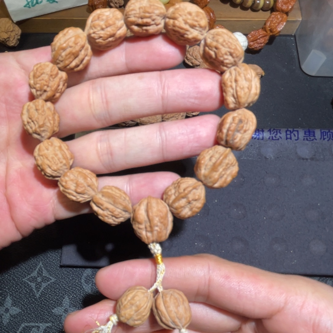 东***9文玩核桃手串嵩山蛤蟆头无削尖无泡药