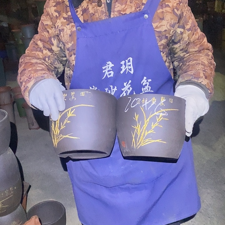 紫砂花盆紫砂花盆盆栽花卉苗木种植